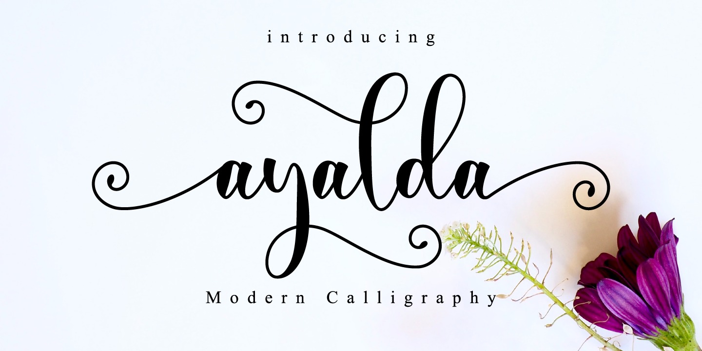 Ayalda Font preview